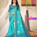 Georgette Saree (Colour Matching Option) SUP1-54229