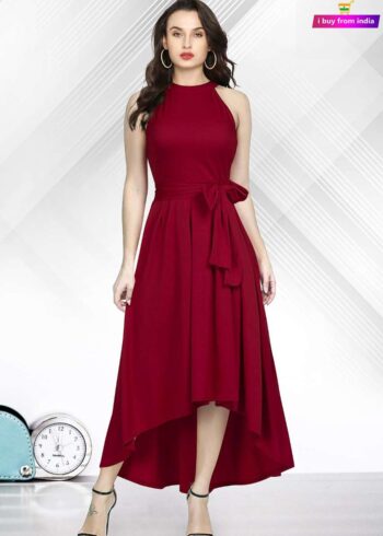 Designer Gown maroon
