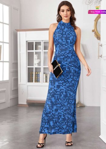 Designer Gown blue