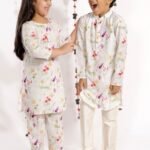 Siblings Matching Dress Online Family Dress Set Cream MHJ-SBMD-1079