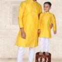 Father and Son Matching Dress Online Yellow ABIFSMD102