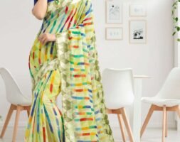 Linen Cotton saree Multicolor FASSH-LS50162