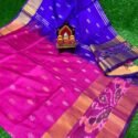 Uppada Pattu sarees online Hot Pink Royal Blue HYBUP51