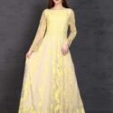 Designer Anarkali Dress Plus Size Dresses Online Off white RAHIFB-AD990020