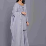 Sharara Suit Plus Size Dresses Online Lavender RAHIFB-AD990089