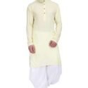 Kurta Dhoti – Plus Size Dresses For Men Cream RAHPRET-KDT-99660001003