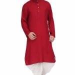Kurta Dhoti – Plus Size Dresses For Men Red RAHPRET-KDT-99660001005