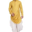 Kurta Dhoti – Plus Size Dresses For Men Yellow RAHPRET-KDT-99660001013