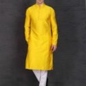 Kurta Pant Set – Plus Size Dresses For Men Yellow RAHPRET-KTPJ9900133