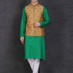Nehru Jacket Set – Plus Size Dresses For Men Green RAHPRET-IFH-990052