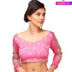 Designer Readymade Blouse Online Plus Size Blouse Pink RAHPRET-BLS-9966000722