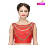 Designer Readymade Blouse Online Plus Size Blouse Red RAHPRET-BLS-9966000768