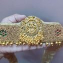 Saree Belts Online Gold Pearl Kundan Work Waist Belt For women PAV-SS-BLT-1120