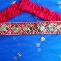 Saree Belts Online Pink Aari Work Waist Belt For women PAV-SS-BLT-1124