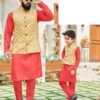 Father and Son Matching Dress Online Dad Son Matching Dress Family Dress IBF-FSMD-1208