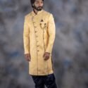 Indo Western Dress For Men Plus Size Dresses Online Cream Navy Blue RLK-6305-78546