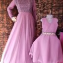 Mother Daughter Dress Online Mom Daughter Matching Dress Lavender RAJ-MDD231