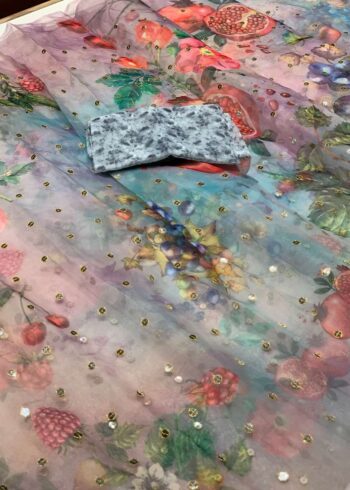 organza saree