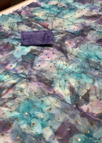 organza saree