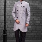 Indo Western Dress For Men Plus Size Dresses Online Grey Black RKLIWS-RB4-R401