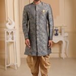 Indo Western Dress For Men Grey Indo Western Dress KLP-IWD-1281-9205