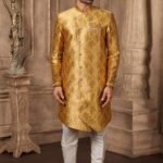 Indo Western Dress For Men Yellow Indo Western Dress KLP-IWD-1282-9231