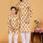 Father and Son Matching Dress Kurta Pyjama Family Dress Sandal RKL-2754-141741