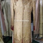 Men Wedding Dress Sherwani for Men Wedding Beige SHR-KLQ-1113 Men Reception Dress
