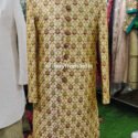 Men Wedding Dress Sherwani for Men Wedding Gold SHR-KLQ-1123 Men Reception Dress
