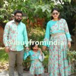 Family Matching Dress Set Mother Daughter Father Twinning Dress IBF-JSD-122G Western Family Combo Dress for Birthday
