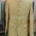 Jodhpuri Suit Jodhpuri Suit For Men Wedding Dress KLQ-JPST-1113 Gold Men Reception Dress