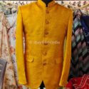 Jodhpuri Suit Jodhpuri Suit For Men Wedding Dress KLQ-JPST-1129 Yellow Men Reception Dress