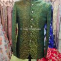 Jodhpuri Suit Jodhpuri Suit For Men Wedding Dress KLQ-JPST-1140 Green Men Reception Dress