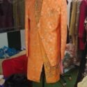 Men Wedding Dress Sherwani for Men Wedding Orange SHR-KLQ-1200 Men Reception Dress