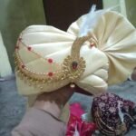 Men Turban Online Cream Men Wedding Pagri KLQ-TRB-147