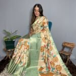 Kalamkari Saree Online Multicolor DPKM-1125
