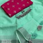 Linen Saree with Free Jewellery Set DPNDLS-1136