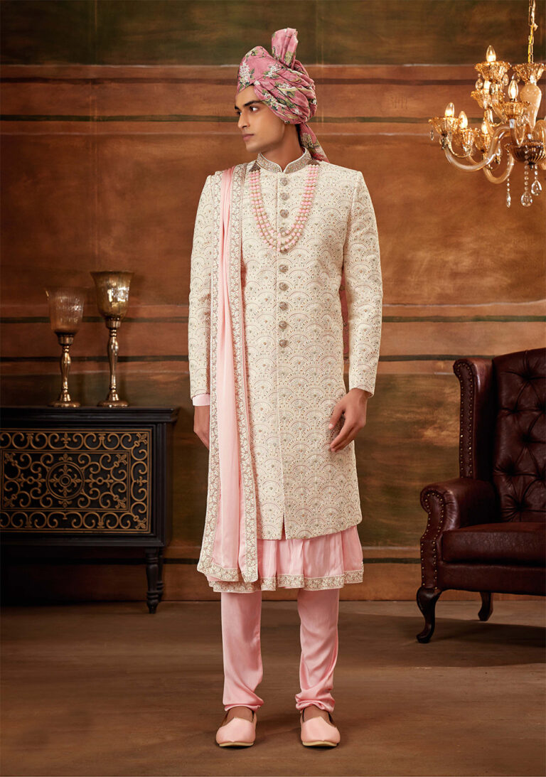 Anarkali Sherwani for groom | Anarkali sherwani India | ibuyfromindia