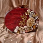 Clutches Online Clutches For Women Maroon Bridal Clutch Bag RT-CLT-4797-157629