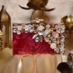 Clutches Online Clutches For Women Maroon Bridal Acrylic Clutch Bag RT-CLT-4797-157634
