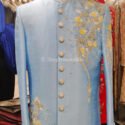 Indo Western Dress For Men Light Blue KLQ-IWD-131 Men Reception Dress