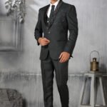 Blazer for Men Wedding Online Dark Green White Men 5 Piece Blazer Suit for Wedding RKL-BLZ-4415-154344