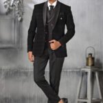 Blazer for Men Wedding Online Black Men 5 Piece Blazer Suit for Wedding RKL-BLZ-4415-154353