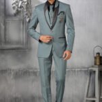 Blazer for Men Wedding Online Blue Grey Black Men 5 Piece Blazer Suit for Wedding RKL-BLZ-4415-154358