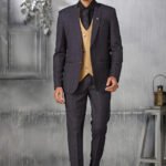 Blazer for Men Wedding Online Navy Blue Black Men 5 Piece Blazer Suit for Wedding RKL-BLZ-4415-154367