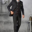 Blazer for Men Wedding Online Navy Blue Black Men 5 Piece Blazer Suit for Wedding RKL-BLZ-4415-154372