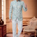 Jodhpuri Suit For Men Wedding RKL-JPST-4922-602 Multicolor White Men Reception Dress