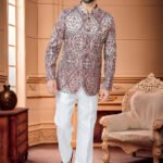 Jodhpuri Suit For Men Wedding RKL-JPST-4922-609 Multicolor White Men Reception Dress