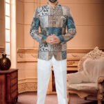 Jodhpuri Suit For Men Wedding RKL-JPST-4922-611 Multicolor Black Men Reception Dress