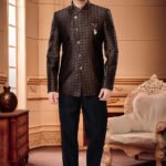 Jodhpuri Suit For Men Wedding RKL-JPST-4922-615 Black Men Reception Dress